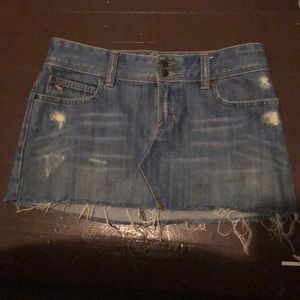 A&F Denim Mini Skirt